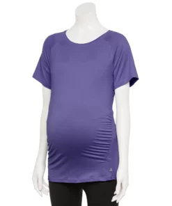 Maternity Tek Gear® Workout Tee -Tek Gear store 5913951 Maxwell Purple