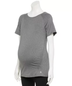 Maternity Tek Gear® Workout Tee -Tek Gear store 5913951 Mineral Black Sd
