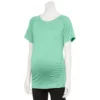 Maternity Tek Gear® Workout Tee -Tek Gear store 5913951 Shy Green