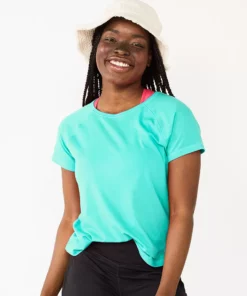 Tek Gear® Women' Tee Core Raglan -Tek Gear store 5942070 Aruba Bay