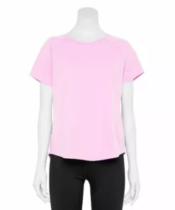 Tek Gear® Women' Tee Core Raglan -Tek Gear store 5942070 Cora Pink