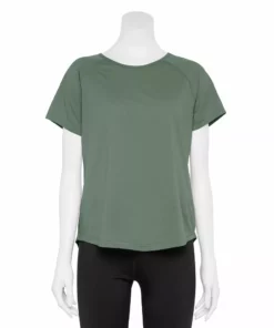 Tek Gear® Women' Tee Core Raglan -Tek Gear store 5942070 Esta Olive