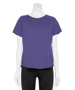 Tek Gear® Women' Tee Core Raglan -Tek Gear store 5942070 Maxwell Purple