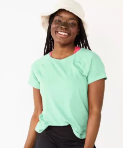 Tek Gear® Women' Tee Core Raglan -Tek Gear store 5942070 Mint Breeze