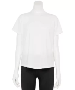 Tek Gear® Women' Tee Core Raglan -Tek Gear store 5942070 Modern White