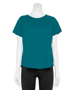 Tek Gear® Women' Tee Core Raglan -Tek Gear store 5942070 Night Life Teal