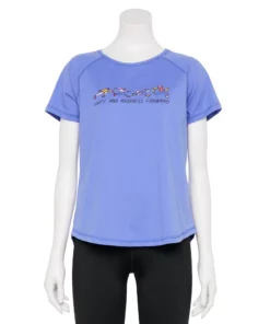 Tek Gear® Women' Tee Core Raglan -Tek Gear store 5942070 Purple Unify Progress