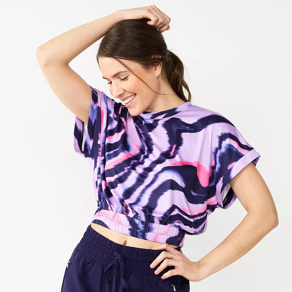 Tek Gear® Women' Crop Top Batwing 5 Tek Gear® Women' Crop Top Batwing - Image 3