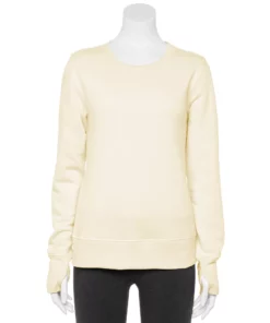 Tek Gear® Women' Sweatshirt Fleece Ultrasoft 37 Tek Gear® Women' Sweatshirt Fleece Ultrasoft -Tek Gear store 6119993 Lemon Frost