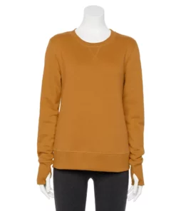 Petite Tek Gear® Sweatshirt Fleece Ultrasoft Crewneck -Tek Gear store 6120169 Sierra Valley