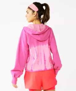 Tek Gear® Women' Jacket Zip-Up Terry Crop French -Tek Gear store 6120577 ALT