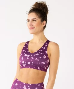 Tek Gear® Bra Core Sport V-Neck Medium-Impact